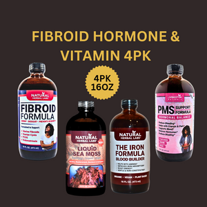 FIBROIDES, HORMONAS Y VITAMINAS (4PK)