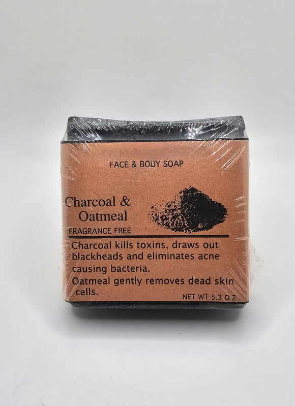 Charcoal & Oatmeal Soap - 5.3 oz