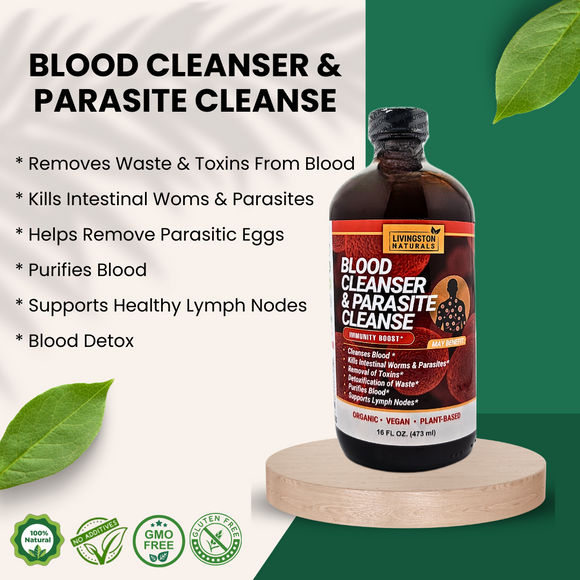Limpiador de sangre y limpieza de parásitos - 16oz