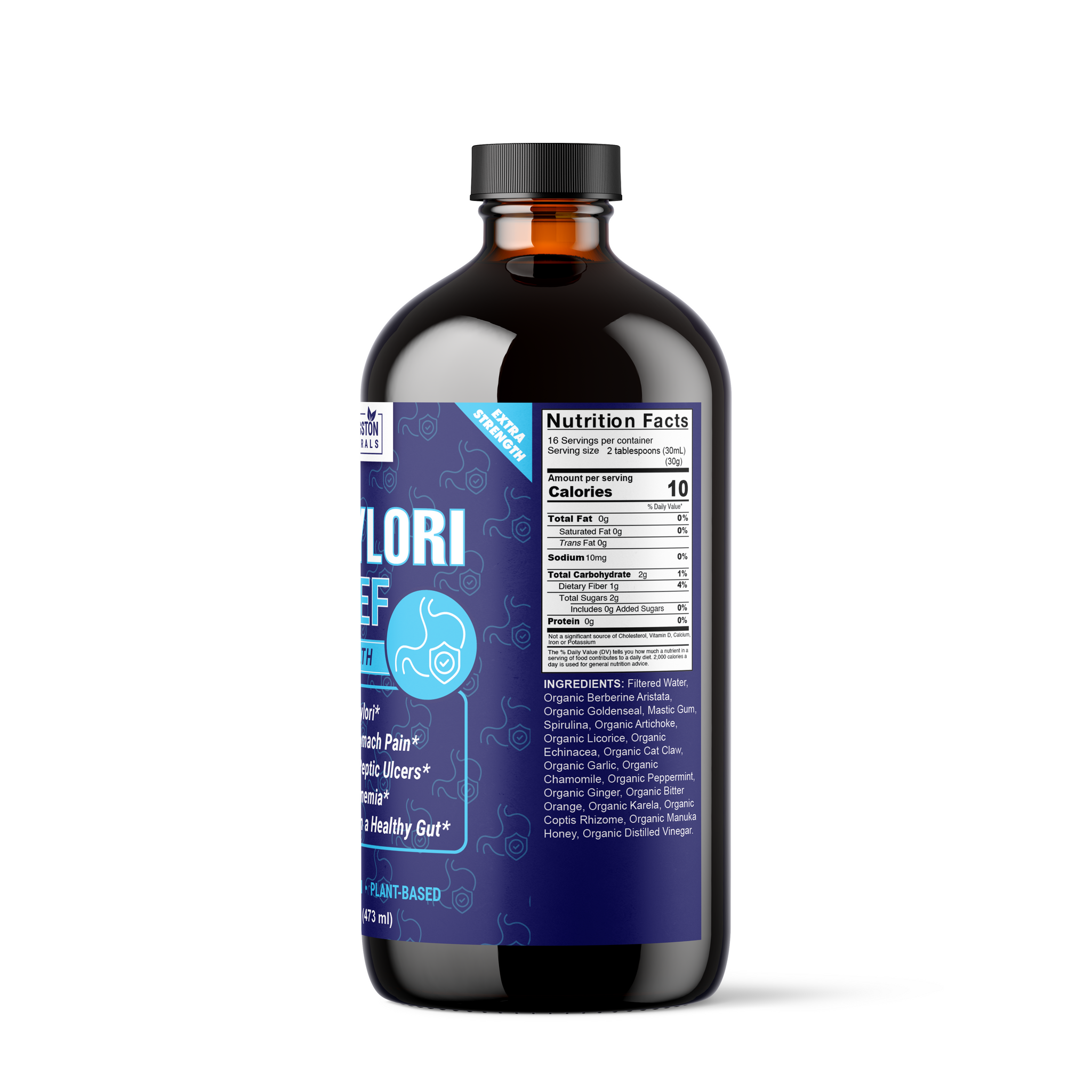 サプリメント harri H. Pylori Relief - 16oz (Gut Health) – Natural Herbal Labs