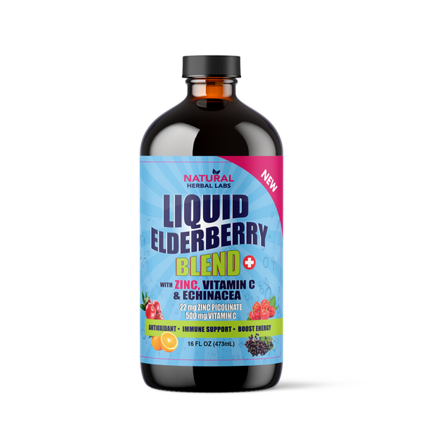 ArgentGleam　LIQUID LDB-057 Liquid Elderberry Blend with Zinc, Vitamin C & Echinacea: (22mg