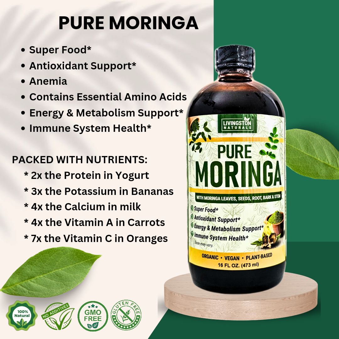 Pure Moringa - 16oz – Natural Herbal Labs