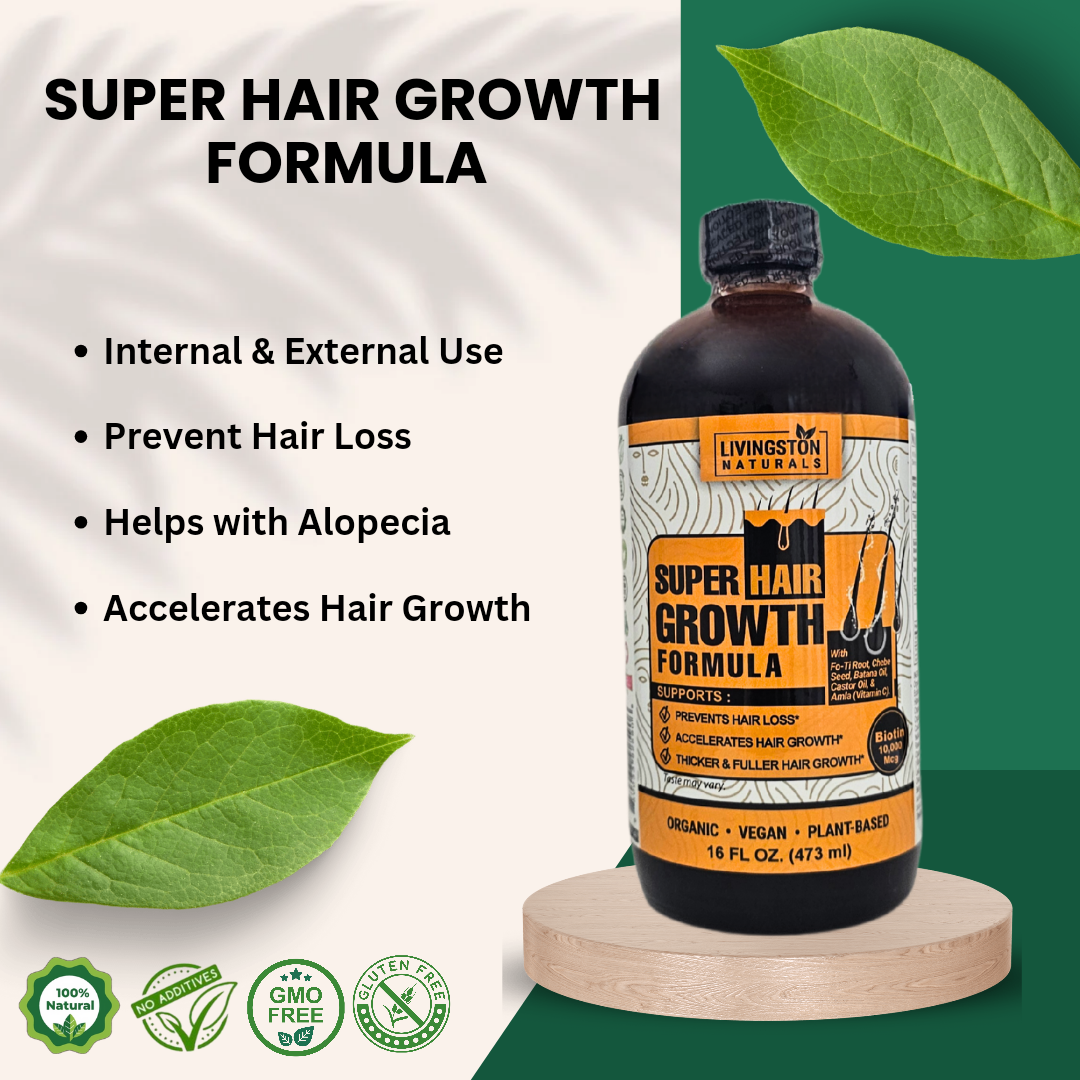 Super Hair Growth Formula - 16oz – Natural Herbal Labs Super Hair Growth Formula - 16oz – Natural Herbal Labs
