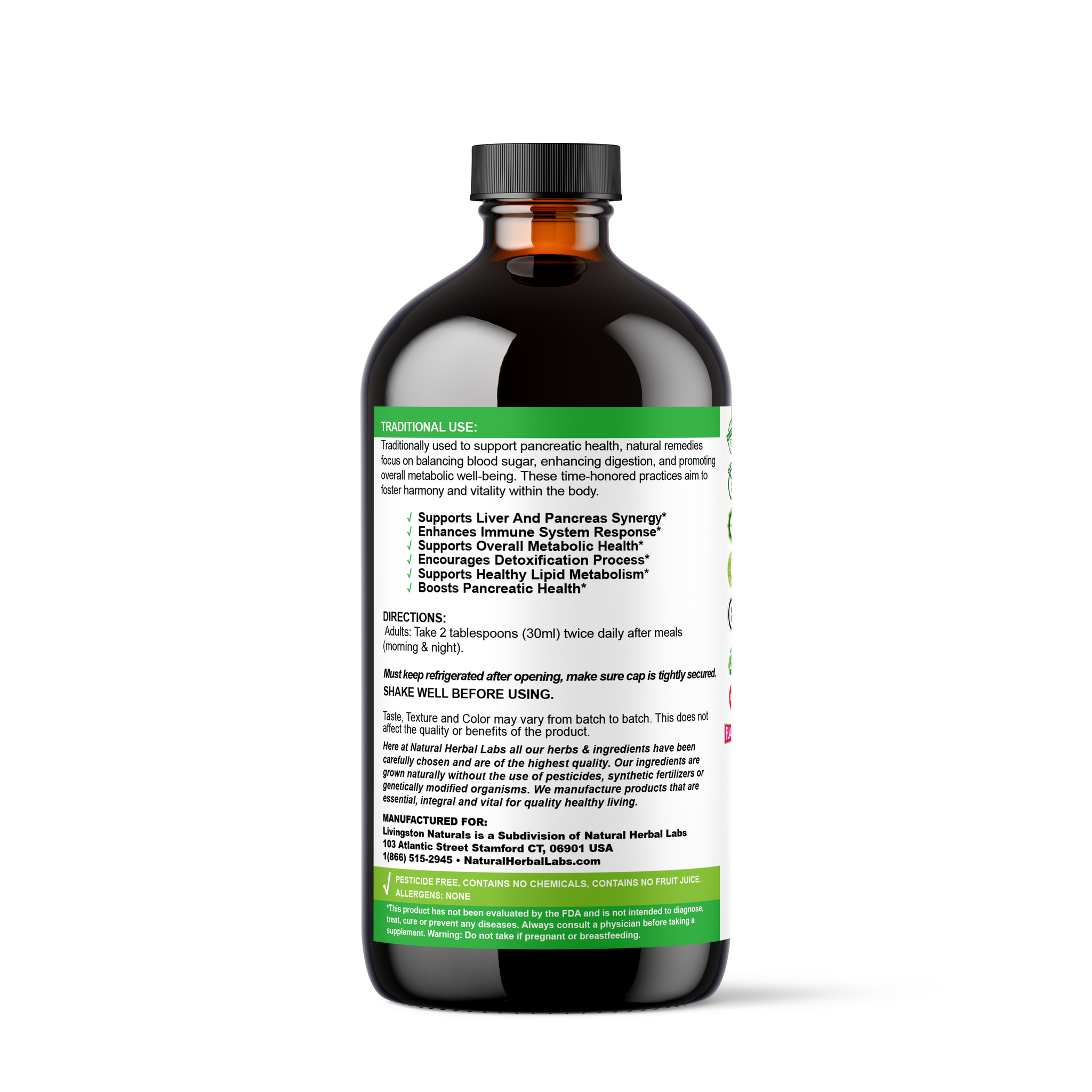 Pancreas Formula - 16oz – Natural Herbal Labs