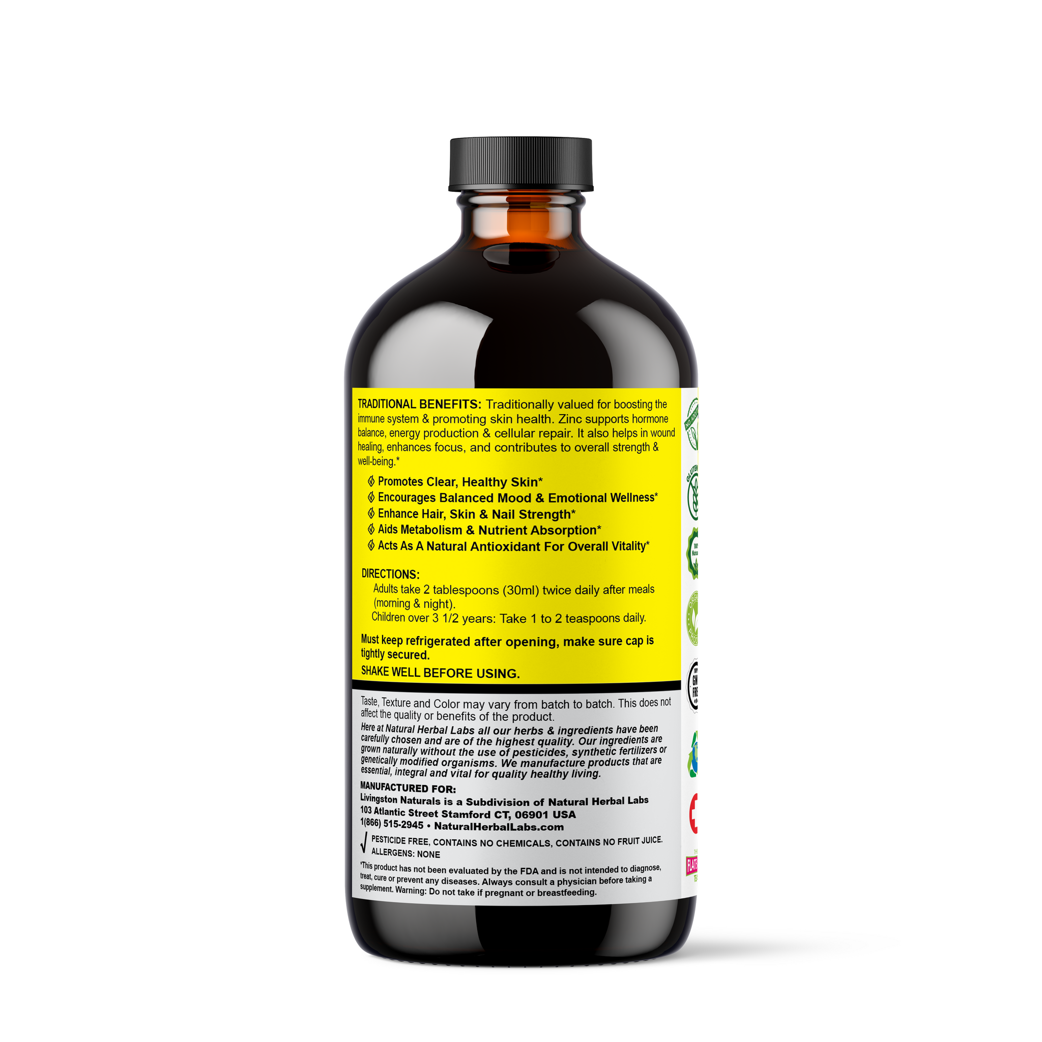 Pure Zinc – Natural Herbal Labs