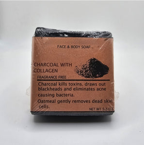 Charcoal with Collagen Soap - 5.3 oz