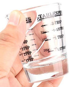 Tasse à mesurer en verre (2oz)