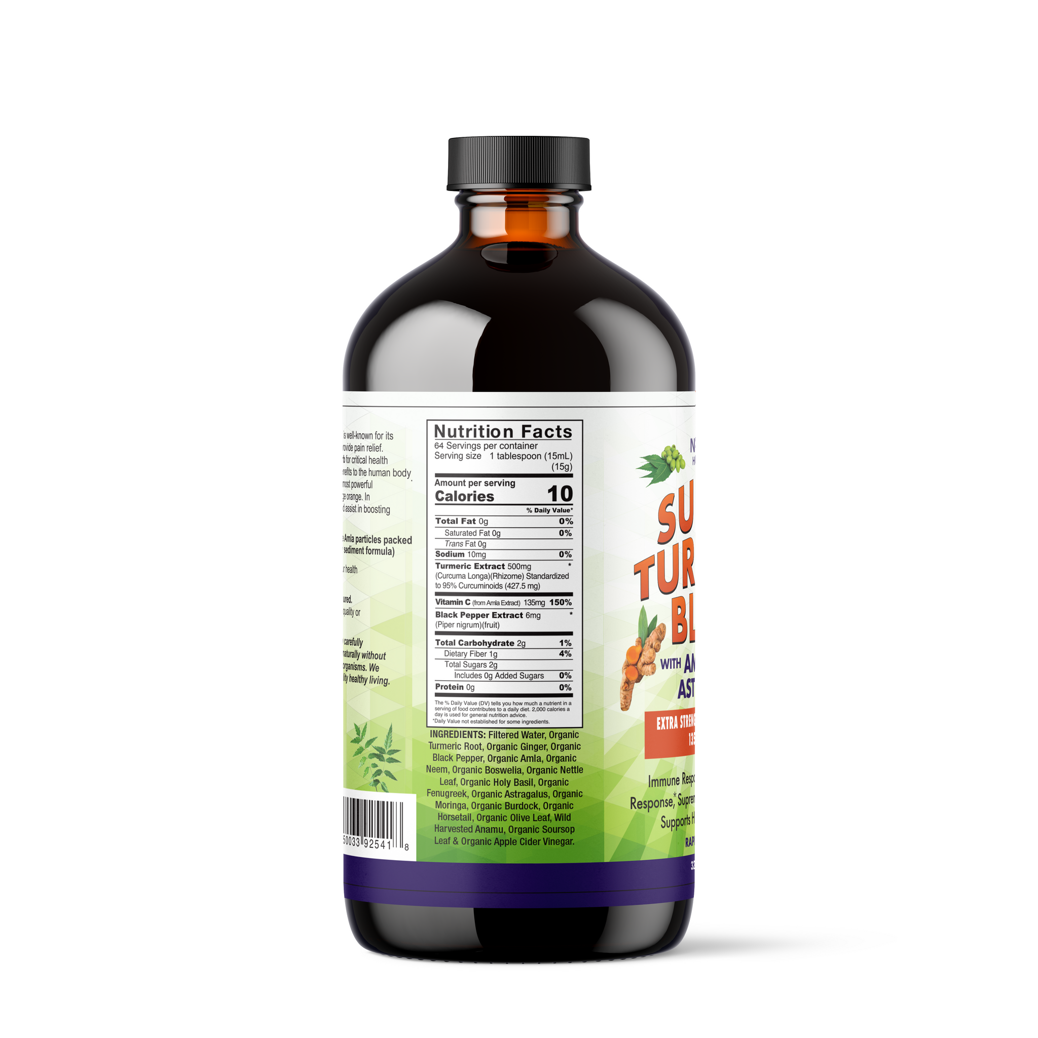 Super-C Turmeric with Amla, Neem & Astragalus: (*Extra Strength