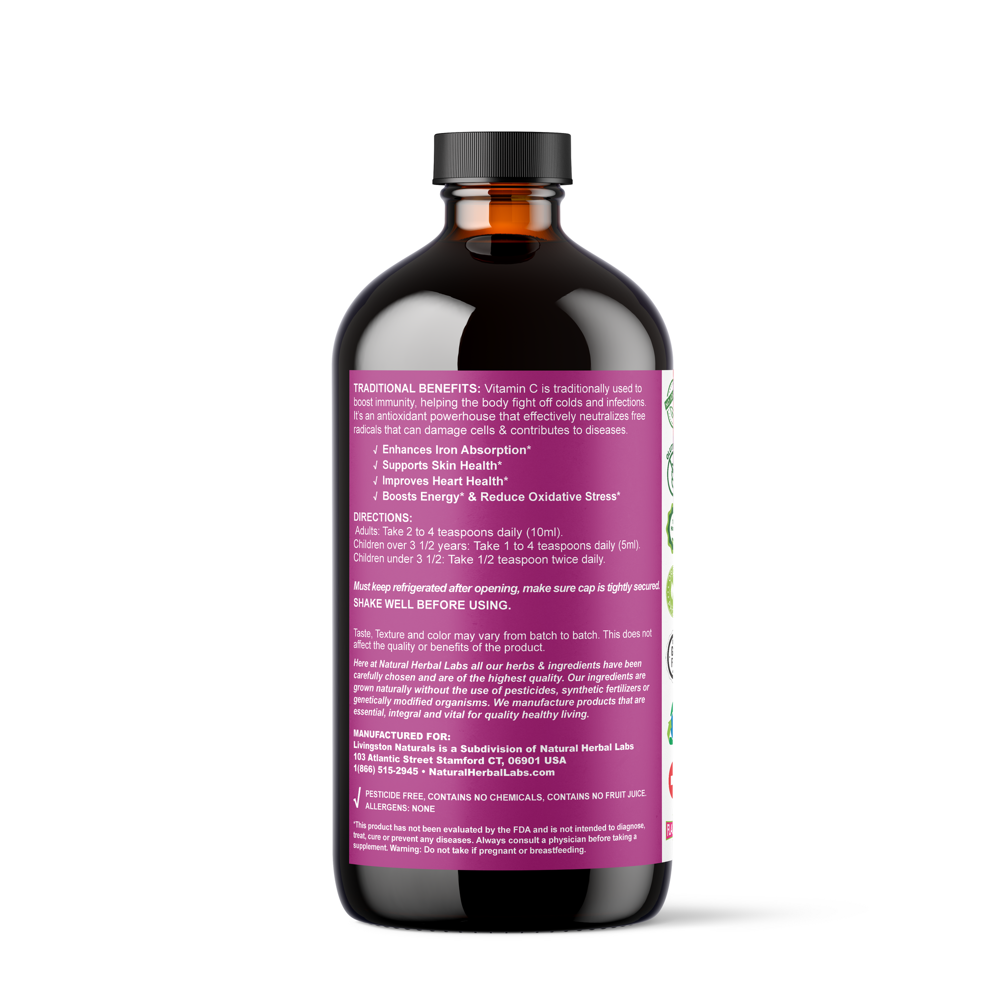 Super Vitamin C - 16oz – Natural Herbal Labs