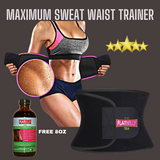 Maximum Sweat Waist Trainer (with FREE 8oz Flatbelly Tea)